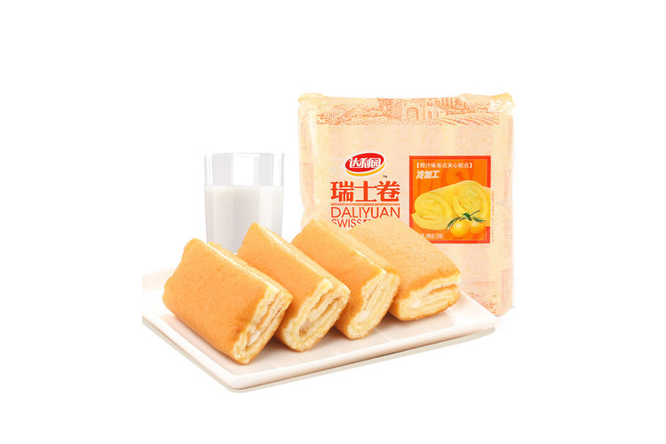 DALIYUAN SWISS ROLL ORANGE 12 PCS 240G